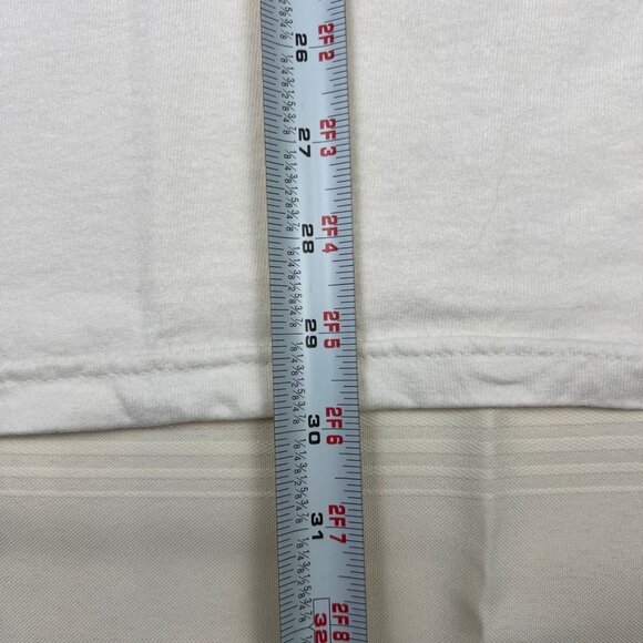 Vintage White Nascar 50th Anniversary Moog Chasis Parts Hanes T Shirt Mens L - Picture 6 of 15